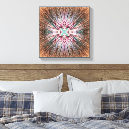 Yucca Warm Glow Canvas Afdruk (Insitu (Slaapkamer))