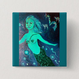 Yud Lamed Yud keert terug naar de Embryonische But Vierkante Button 5,1 Cm