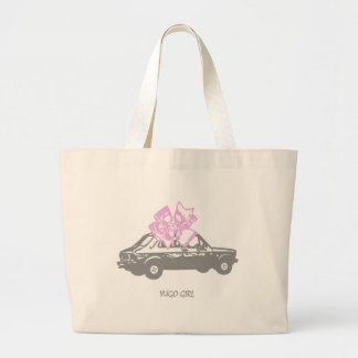 Yugo meisje grote tote bag