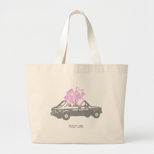 Yugo meisje grote tote bag (Voorkant)