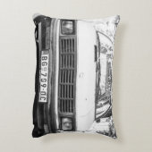 Yugo, oude joegoslavische auto accent kussen (Achterkant (Verticaal))