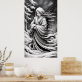 Yuki-Onna: De Sneeuwgeest Poster (Keuken)