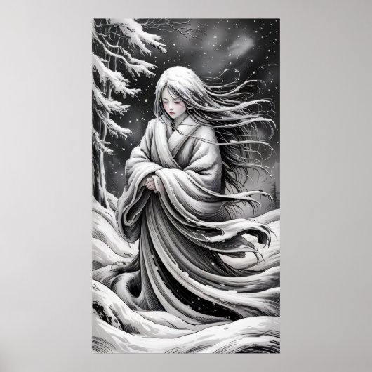 Yuki-Onna: De Sneeuwgeest Poster (Voorkant)