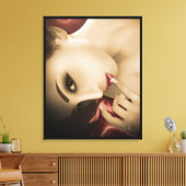 Yuki verpakt canvas afdruk (Insitu (Woonkamer))