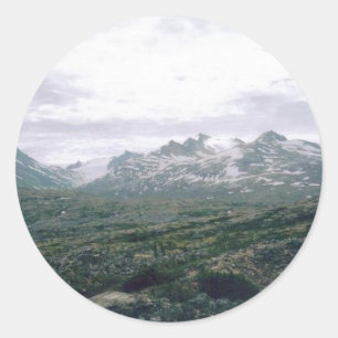 Yukon- Alaska Ronde Sticker