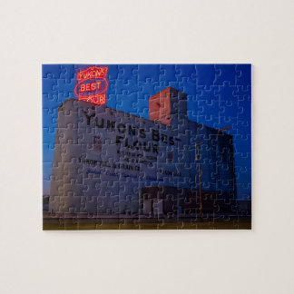 Yukon' Best Flour Mill Neon Lichtreclame in de sch Legpuzzel