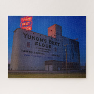 Yukon' Best Flour Mill Neon Lichtreclame in de sch Legpuzzel