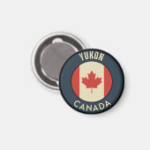 Yukon Canada Magneet (Voorkant / Achterkant)