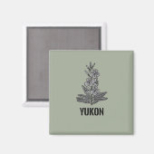 Yukon Fireweed Magneet (Voorkant / Achterkant)