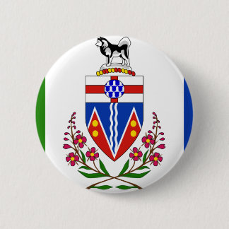 Yukon Flag Ronde Button 5,7 Cm