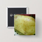 Yukon Gold-aardappel Vierkante Button 5,1 Cm (Voorkant /achterkant)