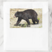 Yukon Ours Noir Faune Sticker Cadeaux (Sac)
