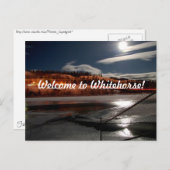 Yukon River Moon Briefkaart (Voorkant / Achterkant)