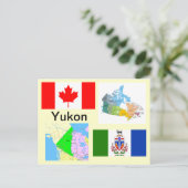 Yukon Territory Canada Briefkaart (Staand voorkant)