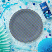 Yukon Territory Tartan  Paper Plates Papieren Bordje (Feest)