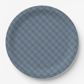 Yukon Territory Tartan  Paper Plates Papieren Bordje