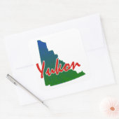 Yukon Vierkante Sticker (Envelop)