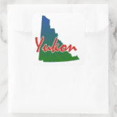 Yukon Vierkante Sticker (Tas)