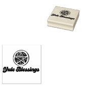 Yule Blessings Rubberstempel (Gestempeld)