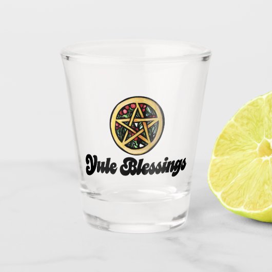 Yule Blessings Shot Glas (Voorkant)