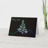 Yule-boom Feestdagen Kaart (Voorkant)