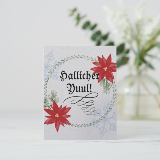 Yule Cards Feestdagenkaart (Staand voorkant)