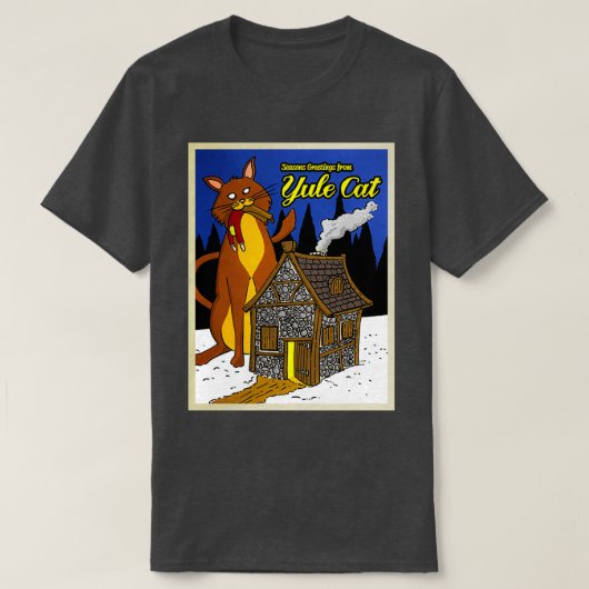Yule Cat T-shirt (Design voorkant)