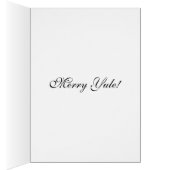 Yule Cat Vakantie Groet Kaart (Binnen (Rechts))