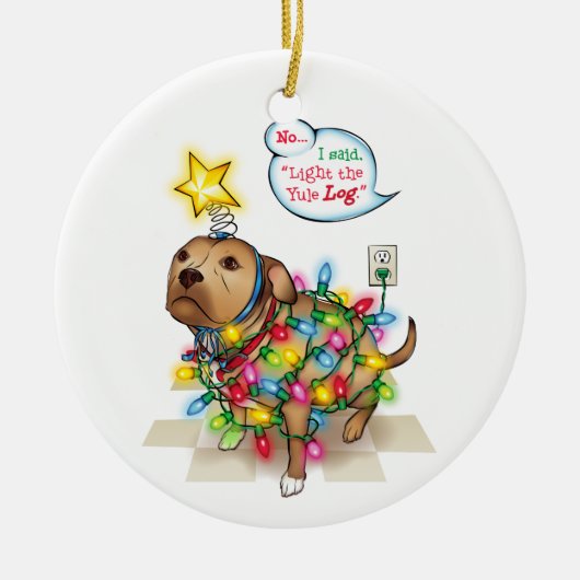 Yule Dog Ornament (Voorkant)
