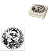 Yule Fairy Rubberstempel (Gestempeld)