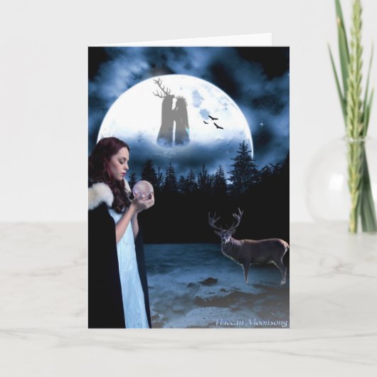 Yule Feestdagen Kaart (Voorkant)