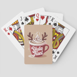 Yule Fuel • Kerstmis met gezellige Cocoa en Coffee Pokerkaarten