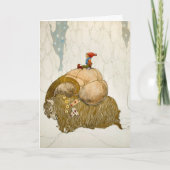  Yule Geitenkunst Kerst Kaart (Voorkant)