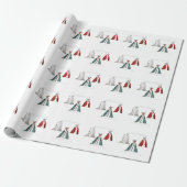 Yule Goat Gift Wrap Cadeaupapier (Uitgerold)