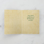 Yule Goat, Happy Yuletide Kaart (Binnen)