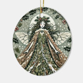 Yule Goddess Winter Solstice Keramisch Ornament (Links)