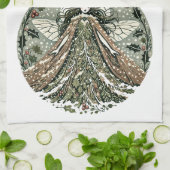 Yule Goddess Winter Solstice Theedoek (Gevouwen)