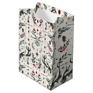 Yule, heidens, Noords, Zonnewende, Winter, Kerstmi Medium Cadeauzakje