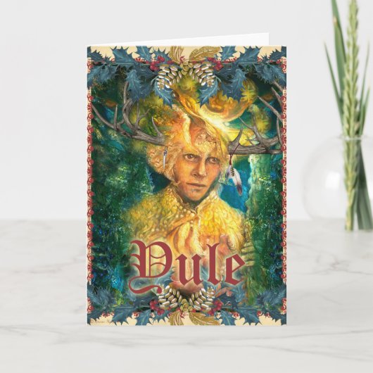 YULE HITER SOLSTICE GREETING CARTE (Devant)