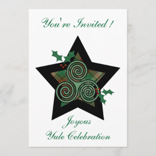 Yule - Joyous Yule - uitnodiging