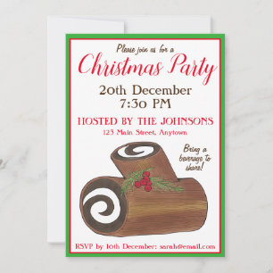 Yule Log Holiday Party (UK) Kaart