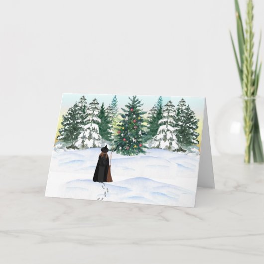 Yule Magick-Wenskaart Bedankkaart (Voorkant)