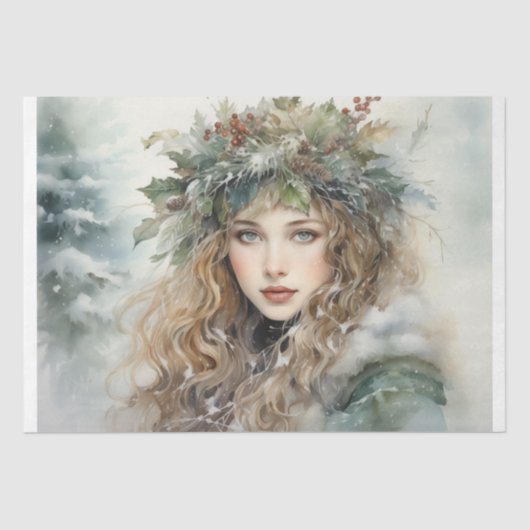 Yule Maiden Tissuepapier (Voorkant)