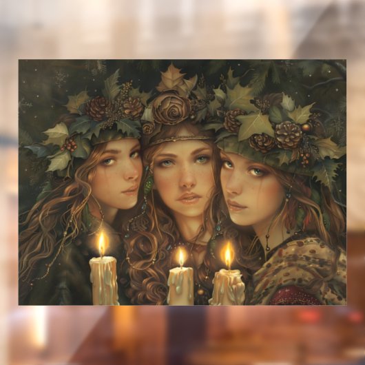 Yule Maidens Raamsticker (Vel 2)