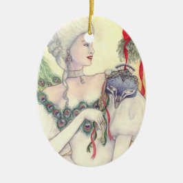 Yule Masque Ornament van Mary Layton