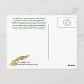 Yule Moon Briefkaart (Achterkant)