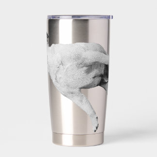 Yule Nap, Bulldog Stretch Geïsoleerde Drinkbeker