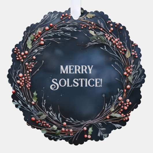 Yule Ornament Kaart (Voorkant)