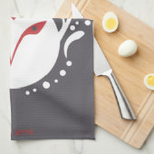 Yule Owl Theedoek (Quarter Fold)