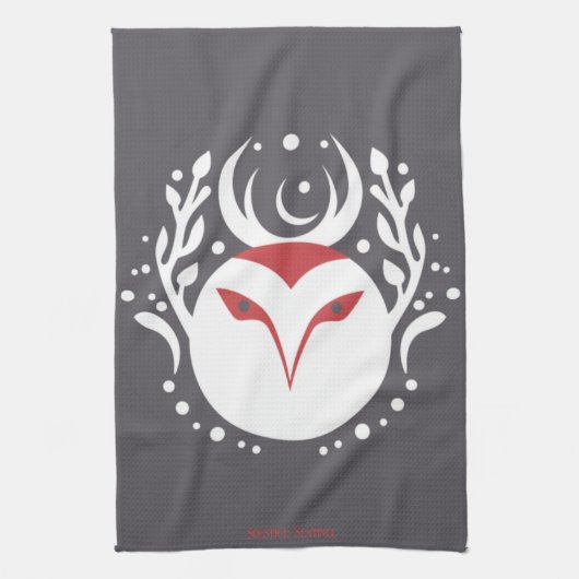 Yule Owl Theedoek (Verticaal)